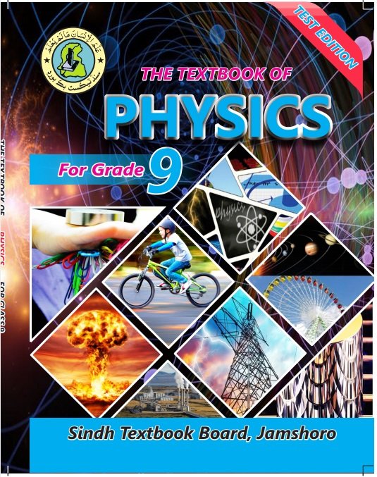 Class 9 Physics — Solved Exercises (Sindhi Medium) — official book cover